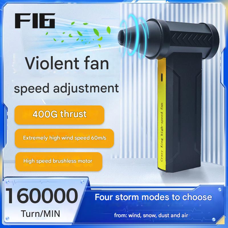 Portable Jet Fan - 200W Powerful Handheld blower - Camouflage