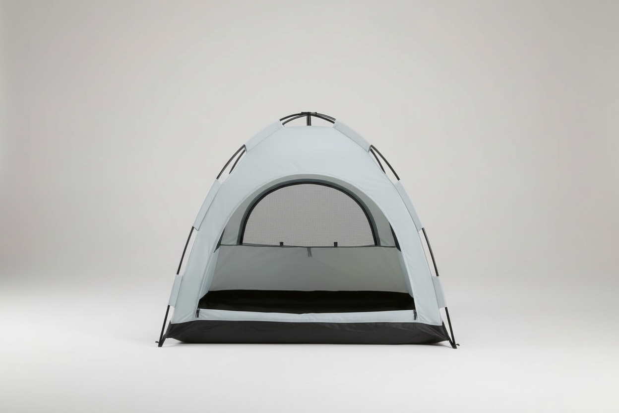 Portable Small Pet Tent with cooling mat - Army Green L