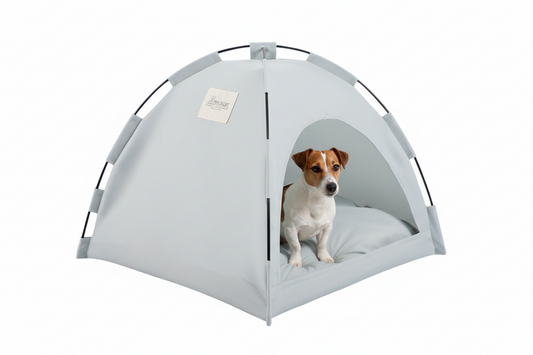 Portable Small Pet Tent with cooling mat - Grey L