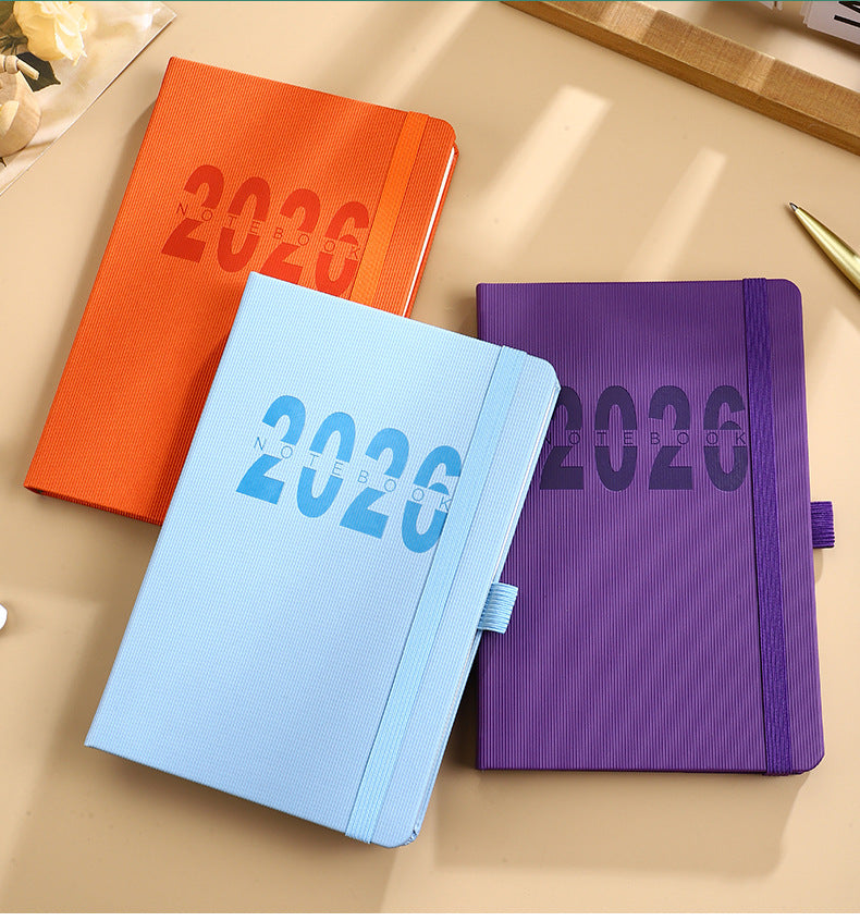 2026 A5 Daily Planner Diary Notebook - Blue