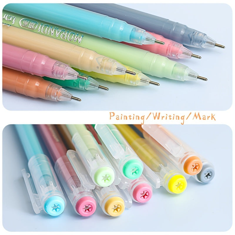 9PCS/Set Languo Dopamine Gel Pen Set - Pastels