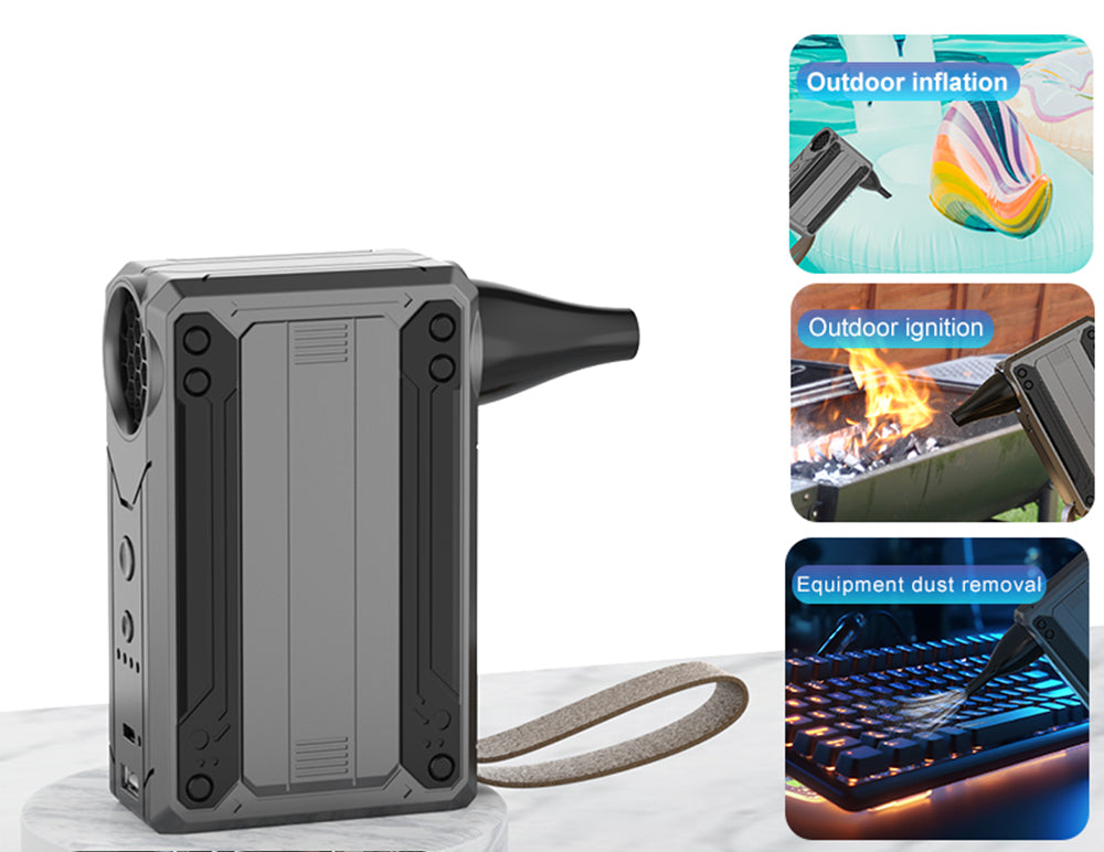 Multifunctional Turbo Fan with LED Light & Emergency Powerbank