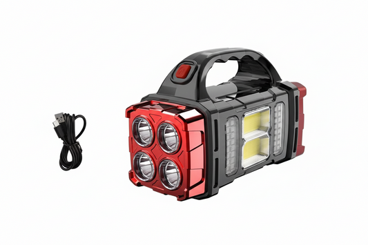 Solar Powered LED Camping Lantern & Flashlight Rechargeable