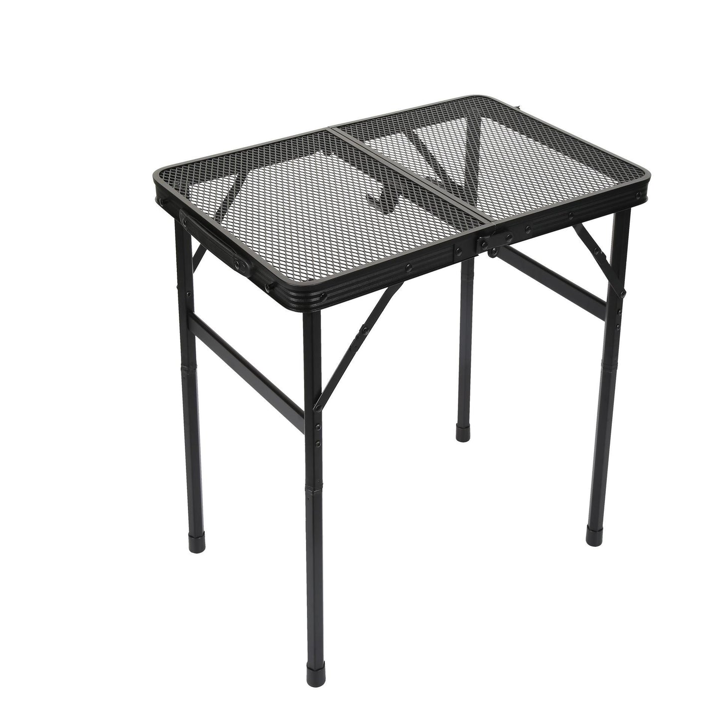 Folding iron mesh Camping Table 60x40cm - heat resistant