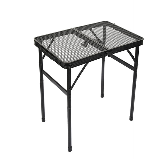Folding iron mesh Camping Table 60x40cm - heat resistant