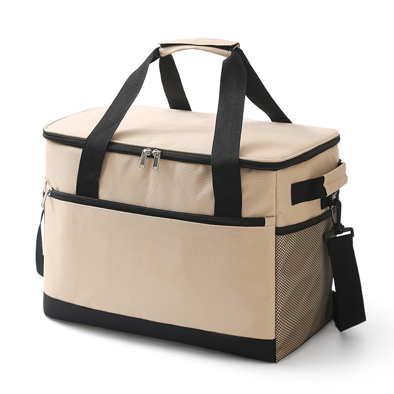 Insulated Soft Sided Heavy Duty 30L Cooler Bag - Beige
