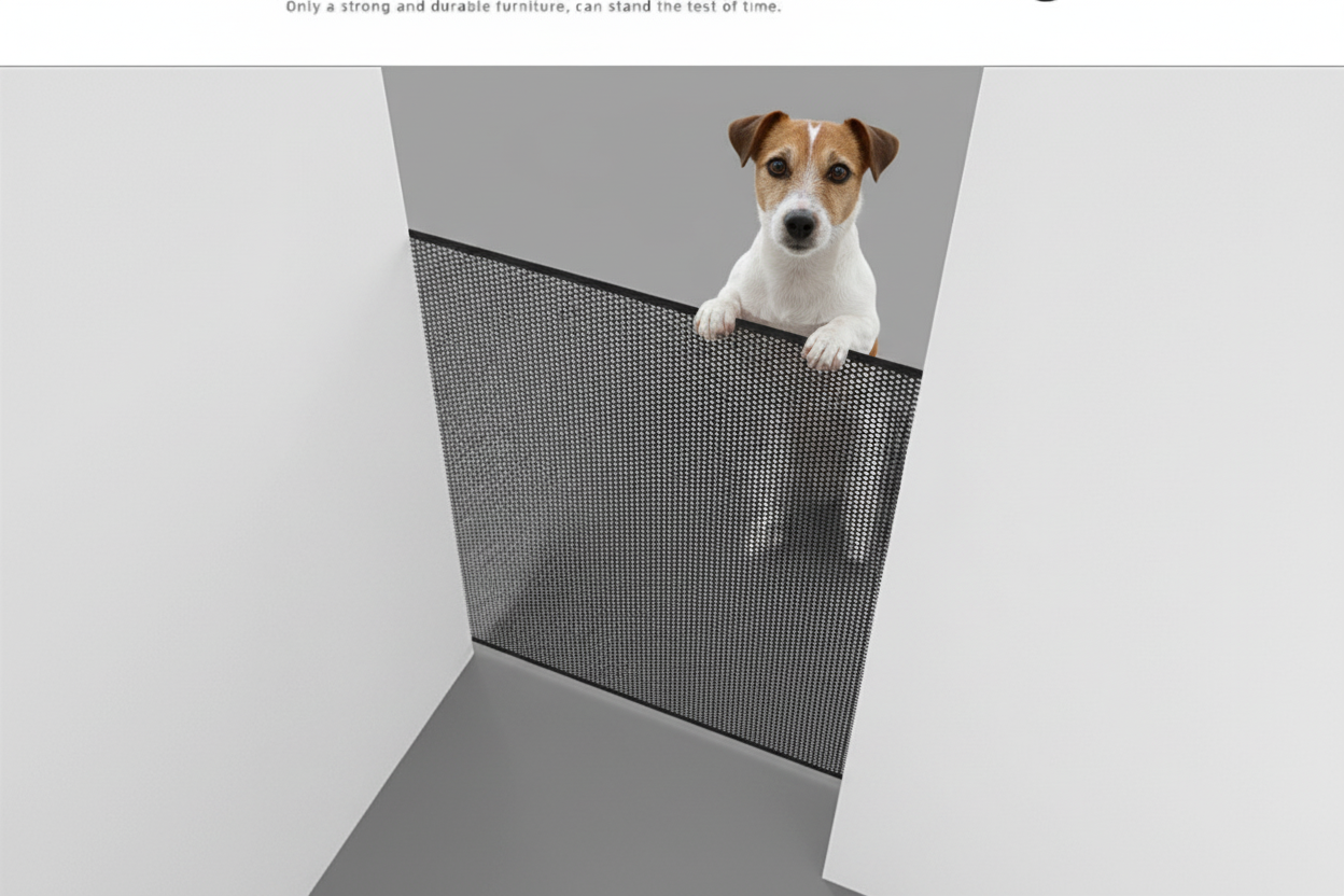 Retractable Pet Safety Gate 110 x 78cm