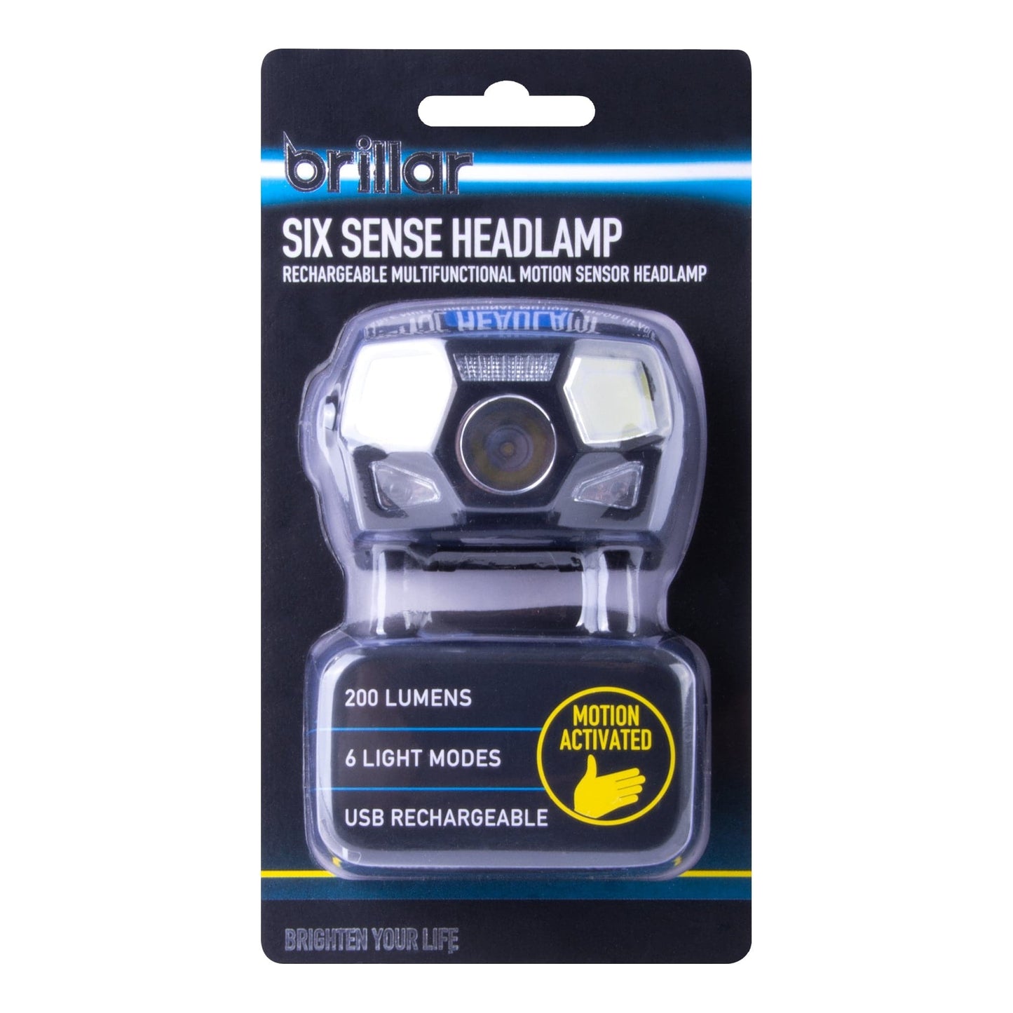 200 Lumen 6 Mode Rechargeable Headlamp