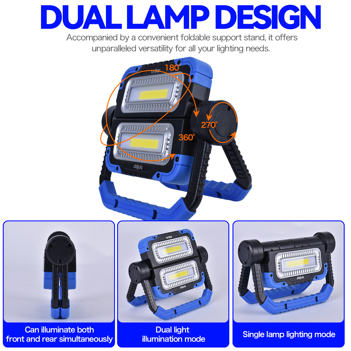Portable Work LED Lamp 600 Lumen 360°