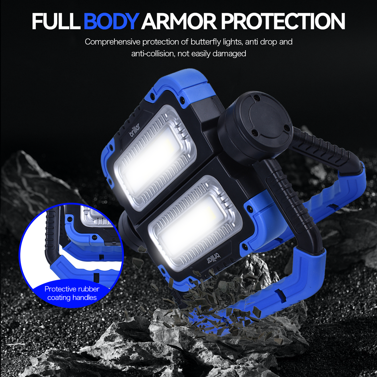 Portable Work LED Lamp 600 Lumen 360°