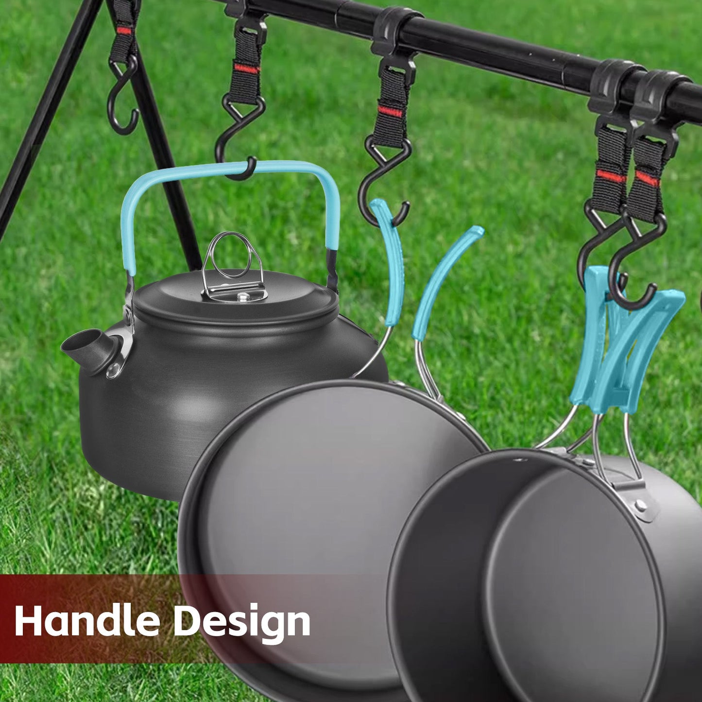 Camp Cooking Kit - Heat Resistant handles