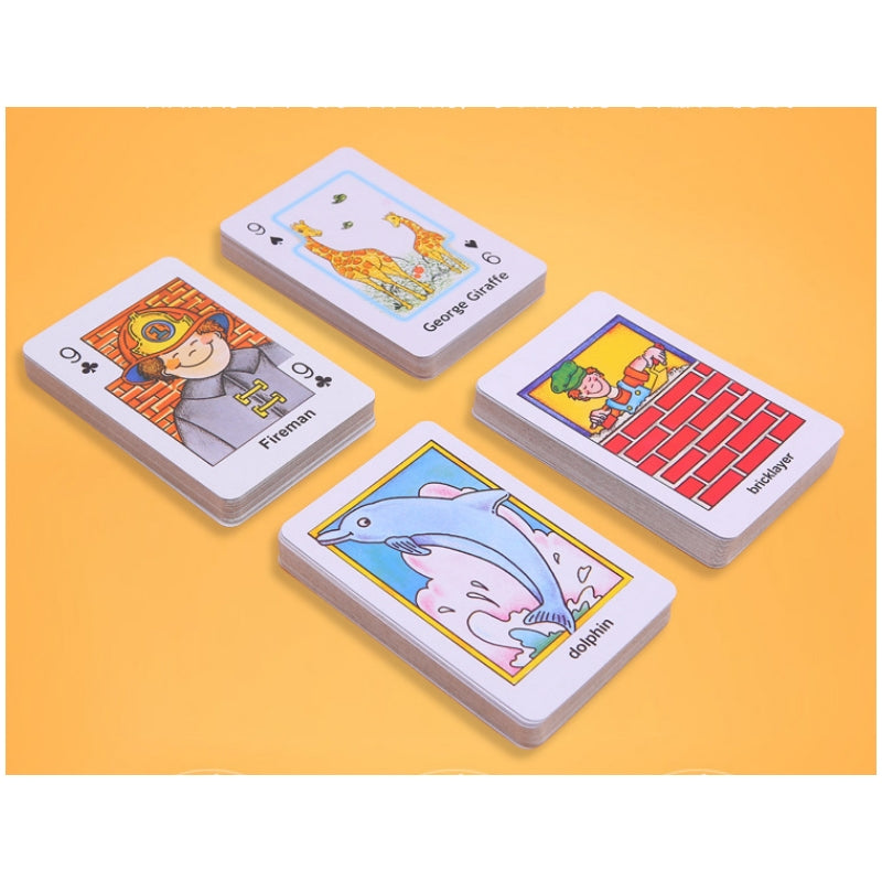 Camping kids card games - Fish plus 3