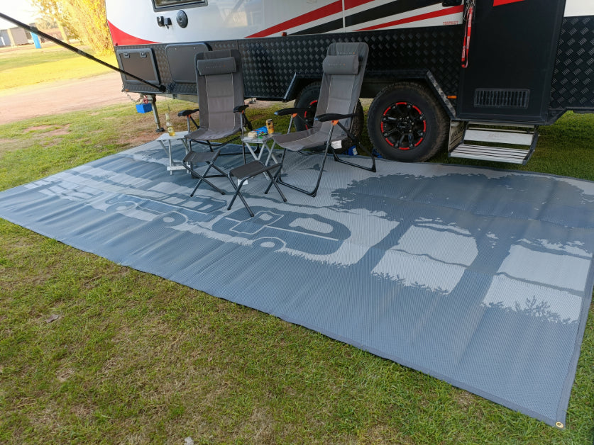 Recycled Poly Camping Mat - CARAVAN 3m x 1.8m