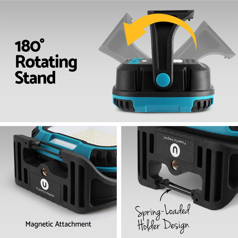 Magnetic Work Light Torch Rechargeable USB
