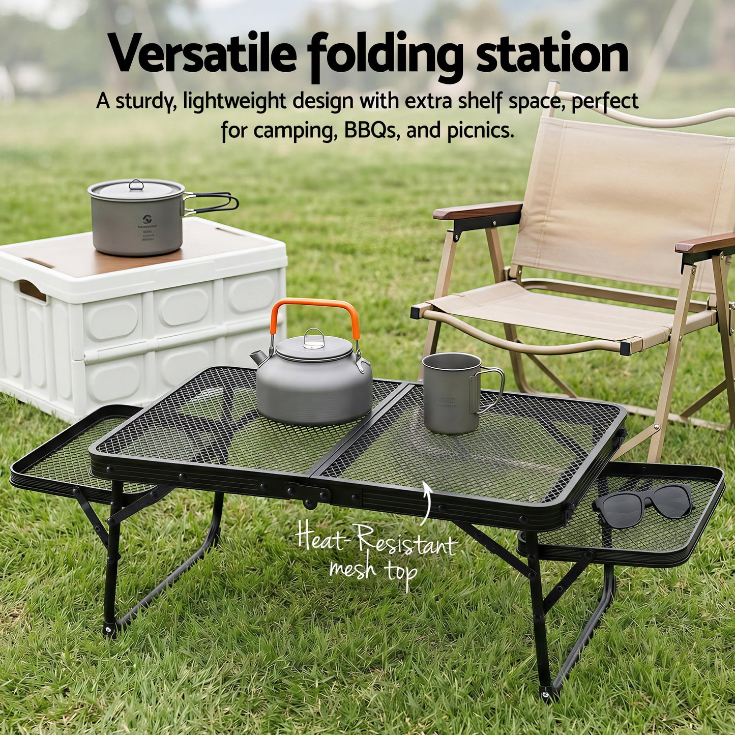 Camping Lightweight Mesh Table