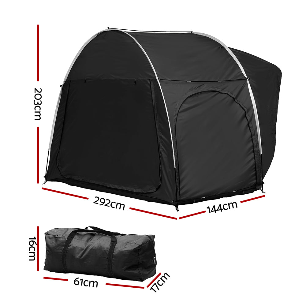 Camping Tent Car SUV Rear Hatchback - Black