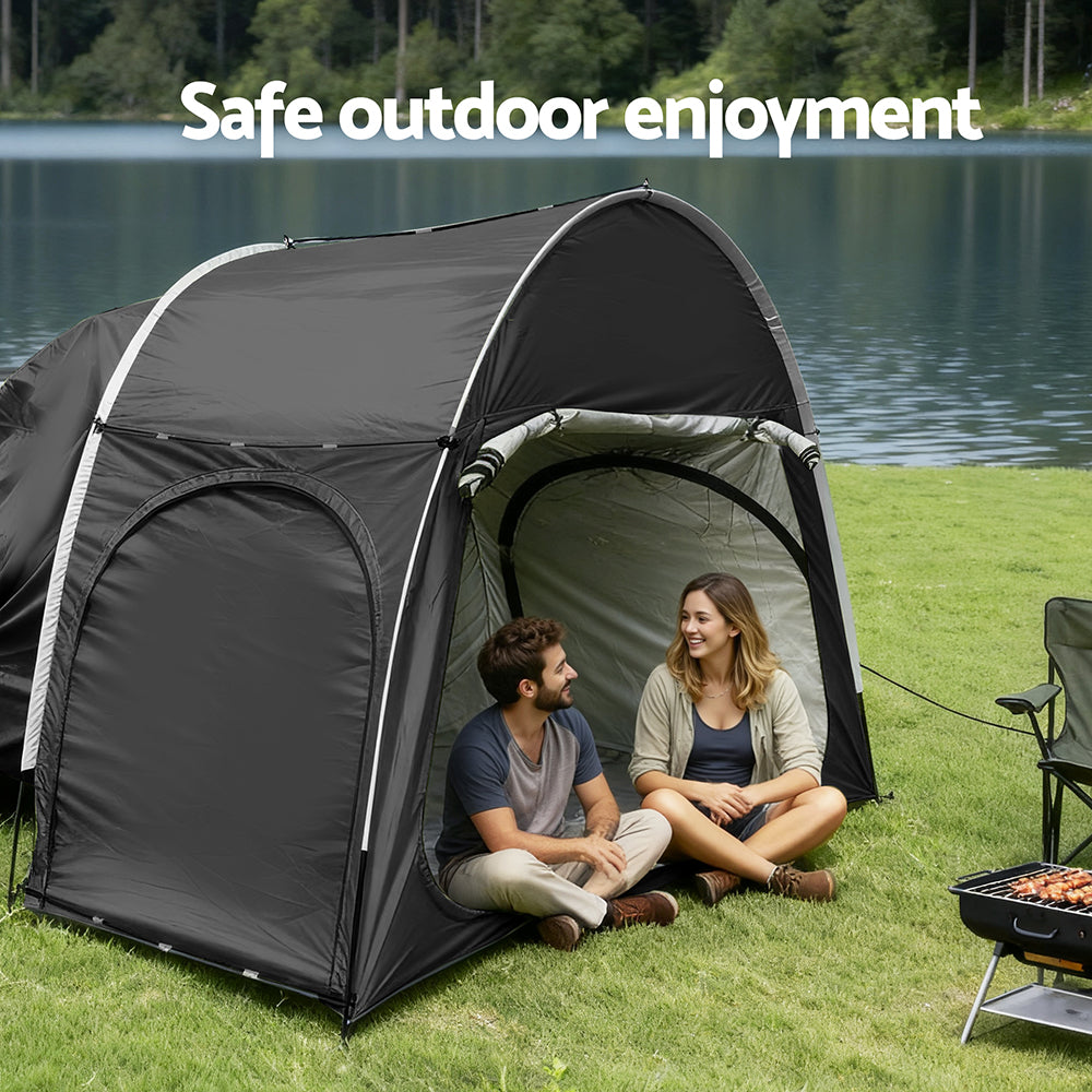 Camping Tent Car SUV Rear Hatchback - Black