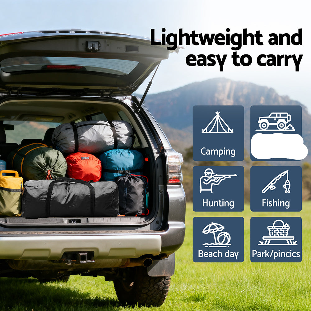 Camping Tent Car SUV Rear Hatchback - Black