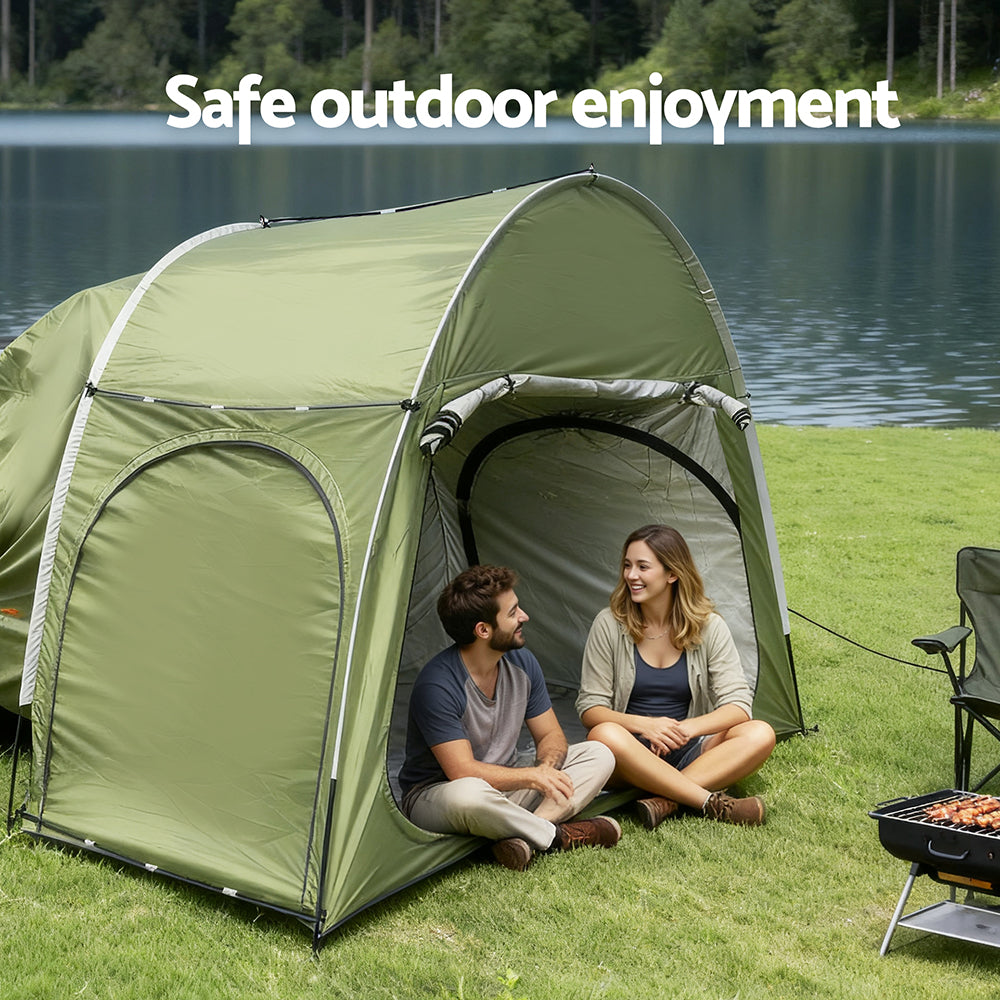 Camping Tent Car SUV Rear Hatchback - Green