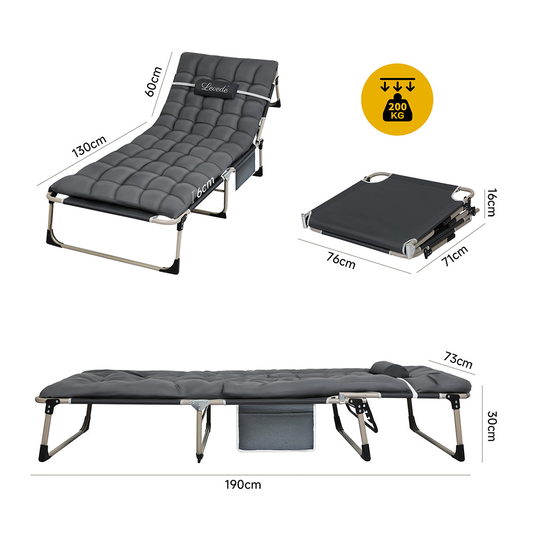Folding Camp Bed & Mattress